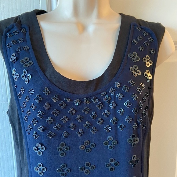 NWT Diane Von Furstenberg Elise Ditsy Sequin Dress - Picture 4 of 6